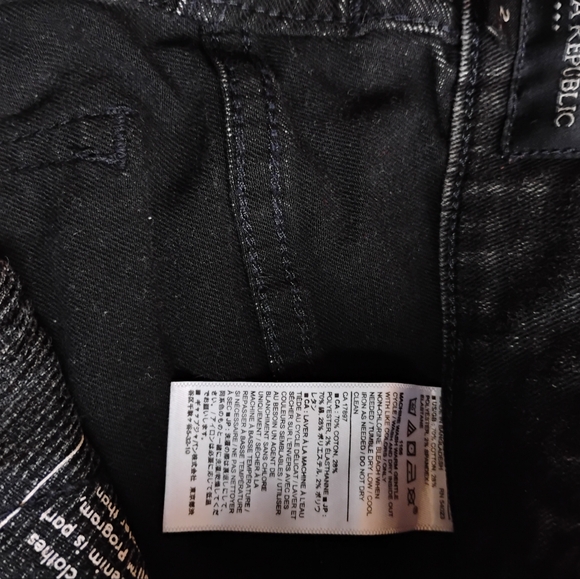 Black denim mini skirt - Picture 5 of 5